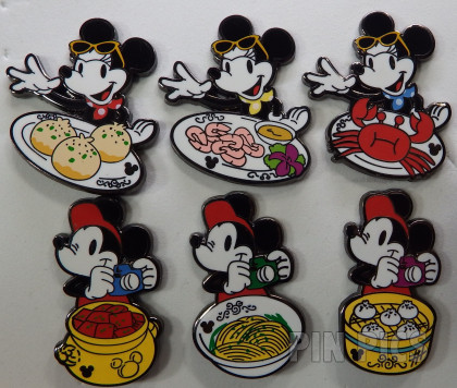SDR - Gourmet Snacks Set - Hidden Mickey - Minnie - Camera - Dim Sum