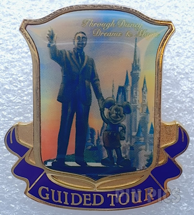 TDR - Walt and Mickey Partners Statue - Guided Tour - Purple - Cast Exclusive - Version 2