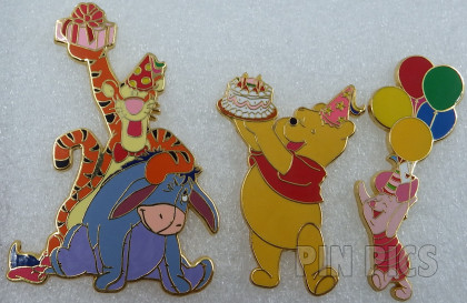 JDS - Pooh, Piglet, Tigger, Eeyore - Garden Party - Just Pooh Floor 2nd Anniversary - Gift - Birthday Celebration