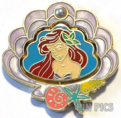 Loungefly  - Ariel Flounder Spinner Clam Pearl - The Little Mermaid - Box Lunch