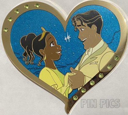 WDI - Tiana and Naveen - Valentine Jeweled Heart - Princess and the Frog
