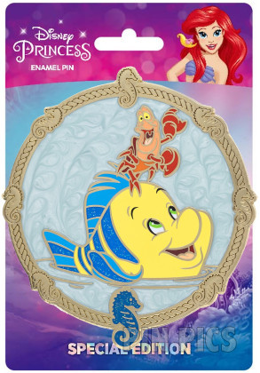 163749 - PALM - Flounder and Sebastian - Little Mermaid Iconic - Jumbo