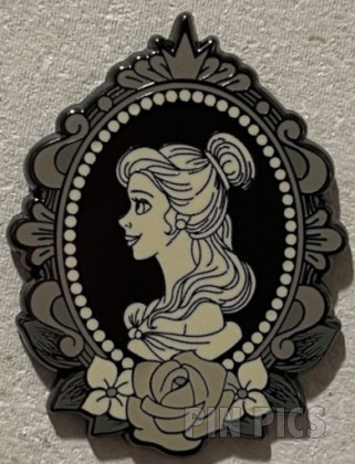 Loungefly - Belle  - Princess Black and White Cameo - Mystery - Beauty and the Beast