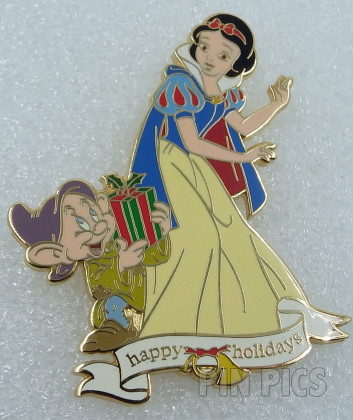 Disney Auctions - Snow White and Dopey - Happy Holidays