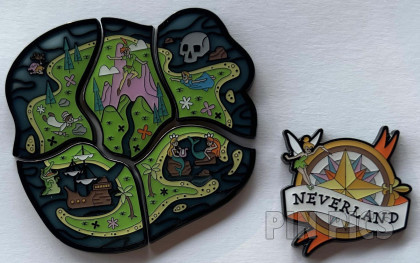 Loungefly - Neverland Map Set - Mystery - Peter Pan - Hot Topic