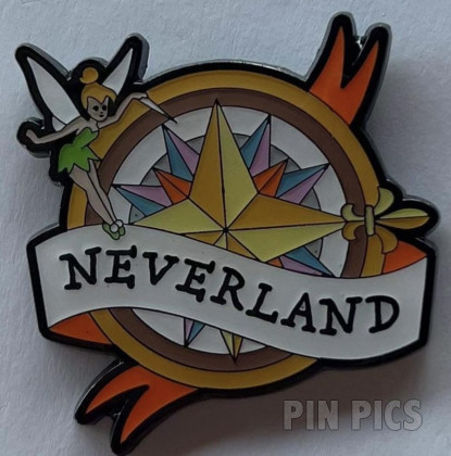 Loungefly - Tinker Bell and Compass - Neverland Map - Mystery - Peter Pan - Hot Topic