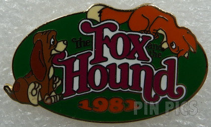 DIS - Fox and the Hound - 1981 - Countdown To the Millennium - Pin 28
