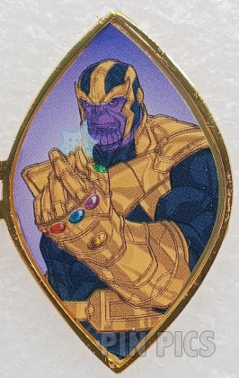 163997 - Loungefly - Power - Thanos - Marvel Infinity Stones - Hinged - BoxLunch