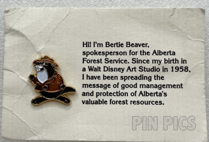 164007 - Bertie Beaver - Alberta's Wildfire and Forest Management - Mascot