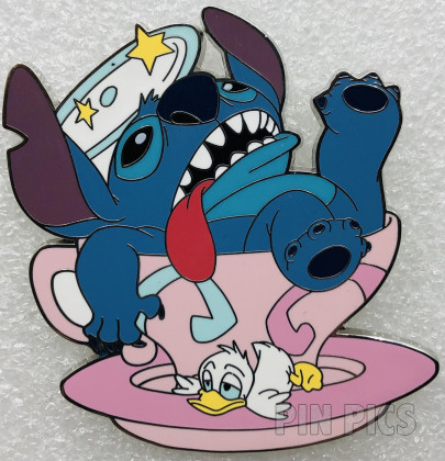 DLP - Stitch and Duck - Mad Tea Party - Teacup - Dizzy