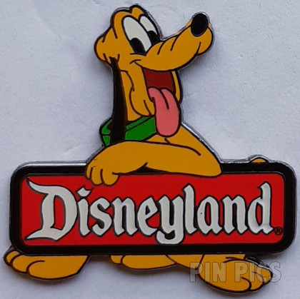 Pluto 2000 Disneyland Sign Logo