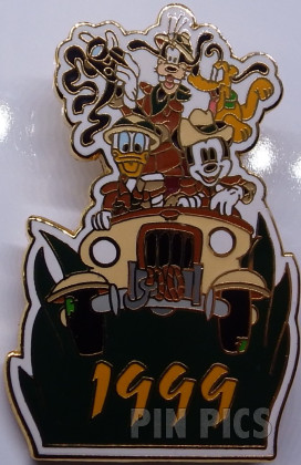 WDW - Mickey, Donald, Goofy & Pluto - Safari - Disneyana Convention 1999