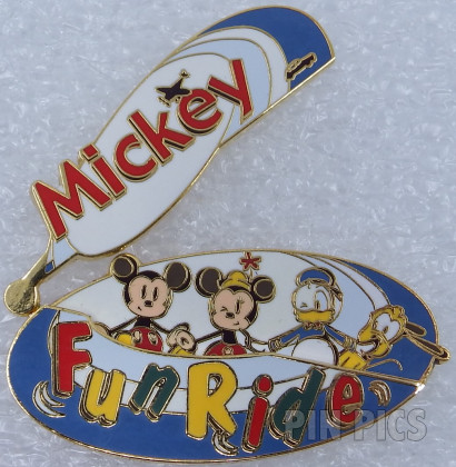 JDS - Mickey, Minnie, Donald & Daisy - Hinged - Mickeys Fun Ride