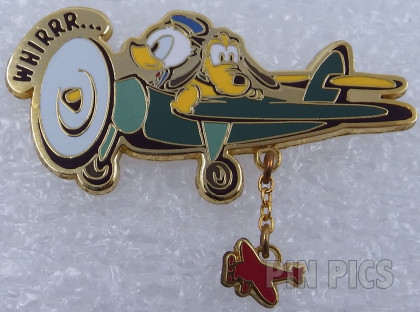 JDS - Pluto & Donald Duck - Airplane - Mickeys Fun Ride