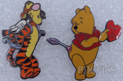 DL - Tigger & Winnie the Pooh Set - Valentine's Day 2001
