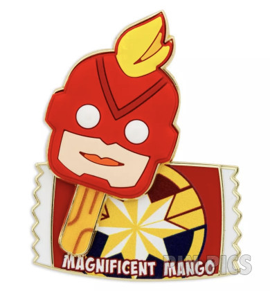 DIS - Captain Marvel - Superpower Pops - Magnificent Mango - Marvel - Scented Free-D