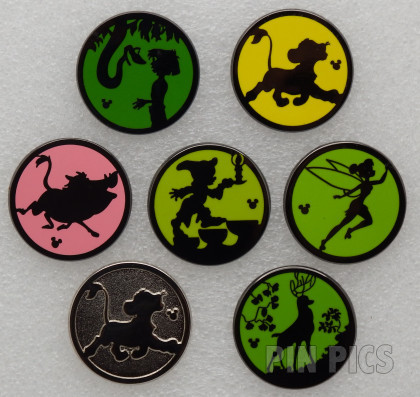 DL - Character Silhouettes Set - Hidden Mickey 2015