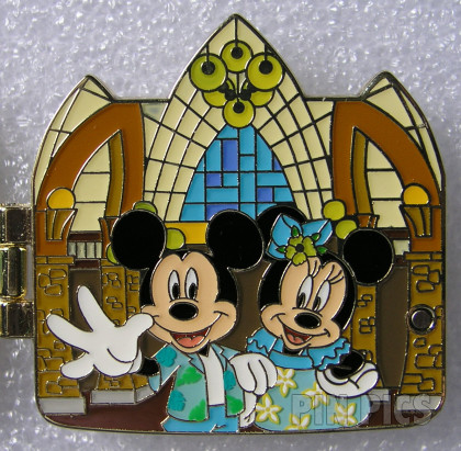 156505 - Aulani - Mickey and Minnie - Resort 10th Anniversary - Hinged
