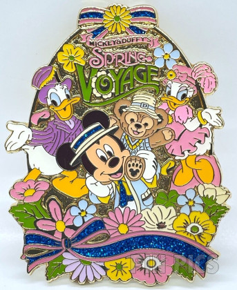 TDR - Minnie, Mickey, Duffy, Donald, Daisy - Spring Voyage - Lanyard Strap Clip