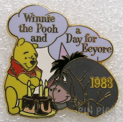 DIS - Winnie the Pooh and a Day for Eeyore - 1983 - 100 Years of Dreams - Pin 21 - Birthday Cake