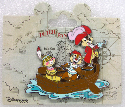 152697 - DLP - Chip, Dale, Clarice - Peter Pan - Dressed as Hook, Smee, Tiger Lily