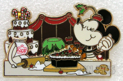 Minnie Mouse - Christmas Baking - Happy Holidays - Sugar
