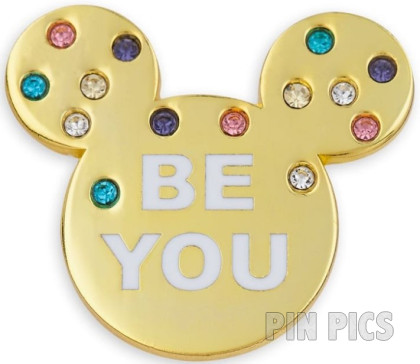 Mickey Icon - BE YOU - Pin and Flair - Jeweled