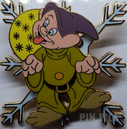 DL - Dopey - Snow White and the Seven Dwarfs - Snowflake - Winter - Tongue Out