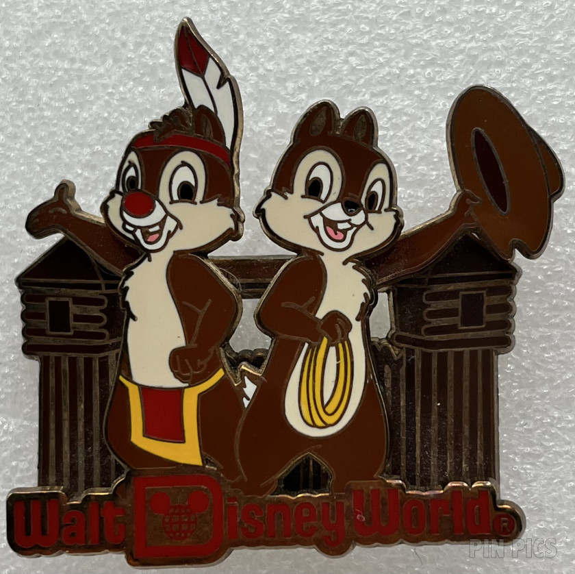 WDW - Chip and Dale Variation Yellow Rope - AP - Retro Walt Disney World Collection Frontierland