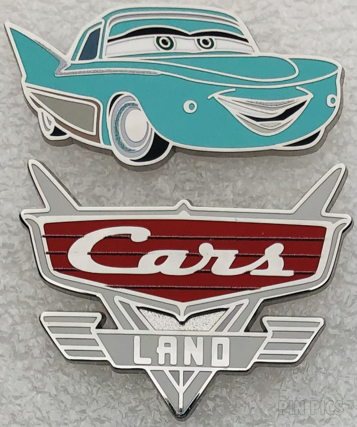 Flo and Cars Land Logo - Disney California Adventure - Set