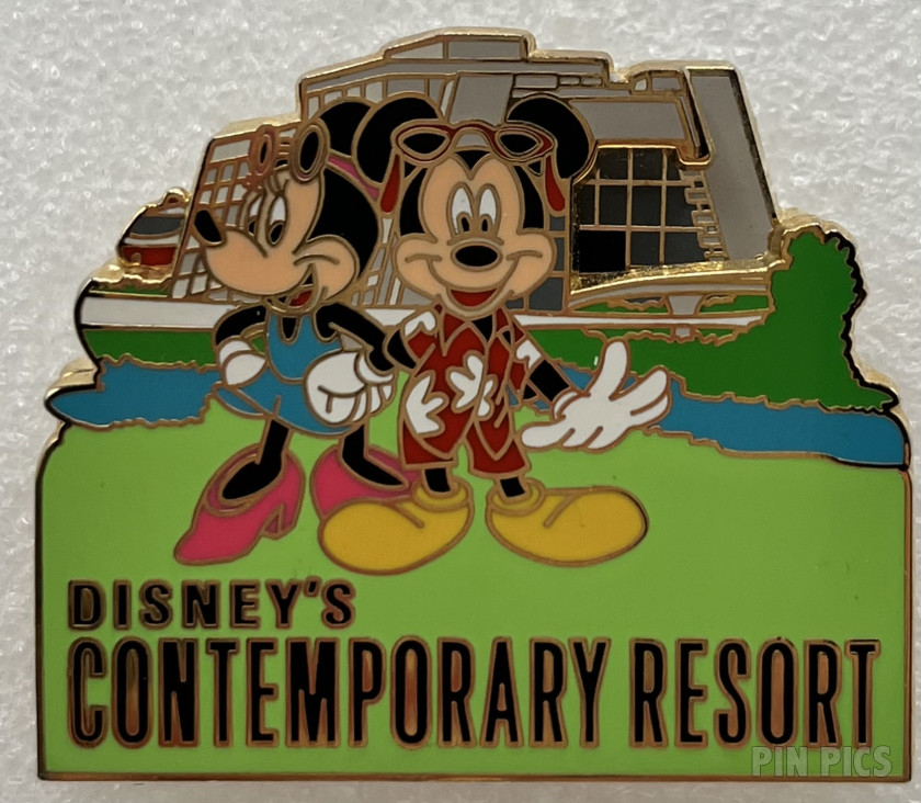 WDW - Contemporary Resort (Mickey & Minnie) Monorail Slider (Artist Proof)