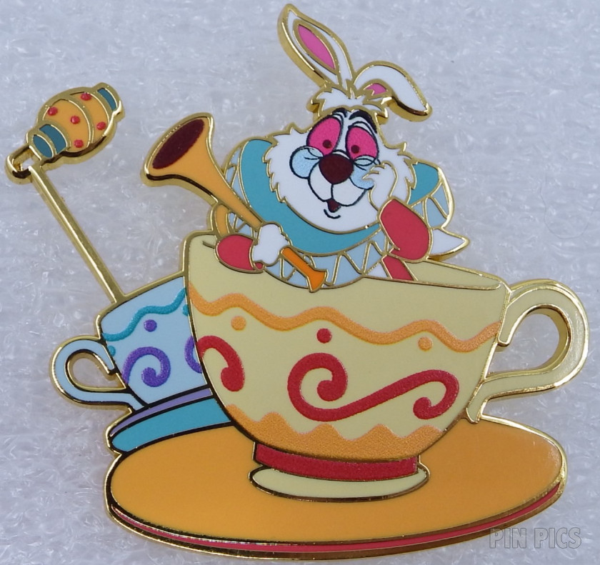 DLP - White Rabbit - Riding in Teacup - Alice in Wonderland