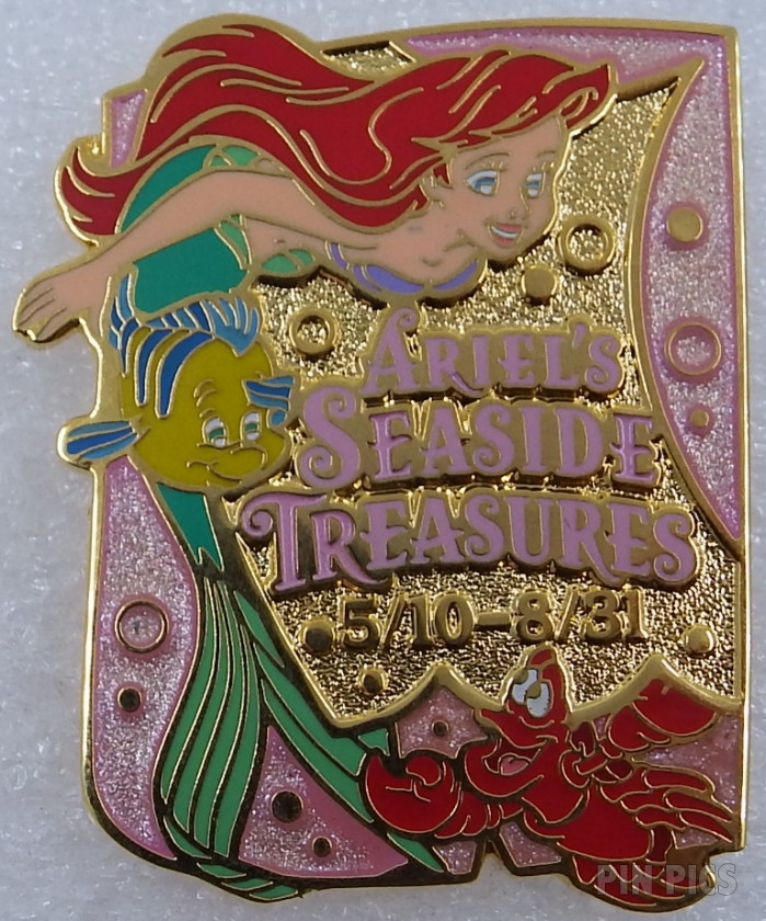TDR - Ariel, Flounder & Sebastian - Pink - Ariels Seaside Treasures - TDS