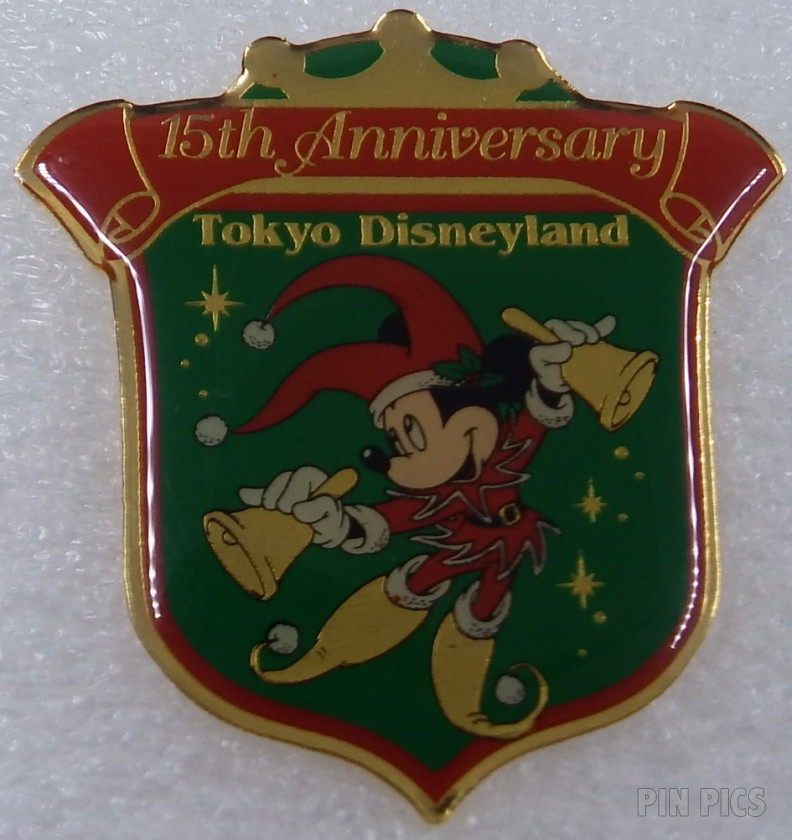 Japan - Mickey Mouse - Court Jester - Tokyo Disneyland - 15th Anniversary
