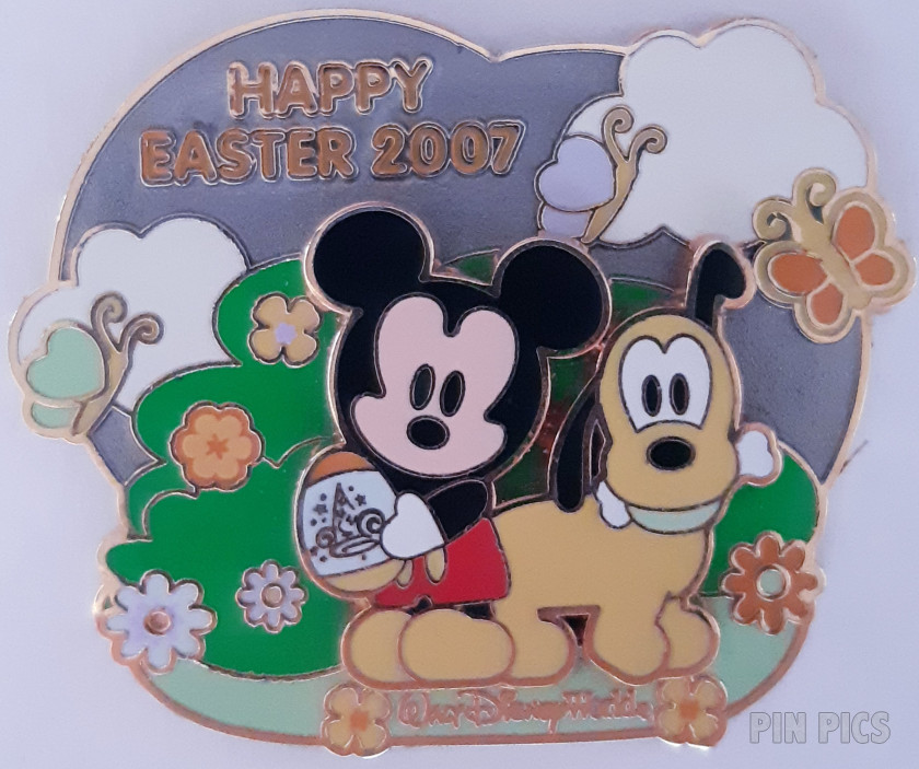 WDW - Easter Egg Hunt Collection 2007 - Mickey and Pluto - Cute Characters