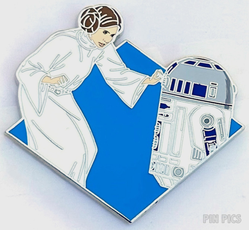 Princess Leia and R2-D2 Droid - Star Wars - New Hope