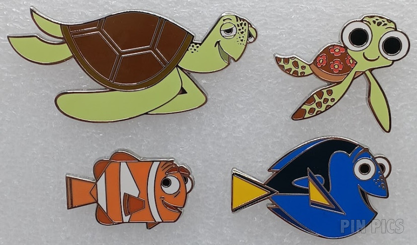 Loungefly - Crush, Squirt, Dory and Marlin - Finding Nemo - Set