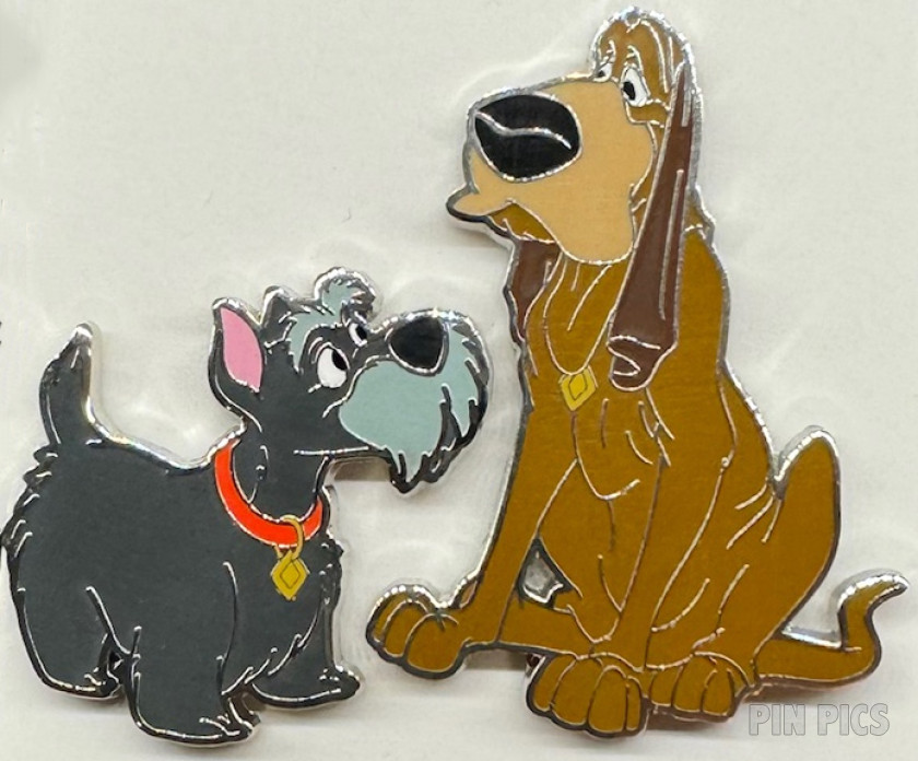 Jock and Trusty - Scottish Terrier - Hound - Lady and the Tramp