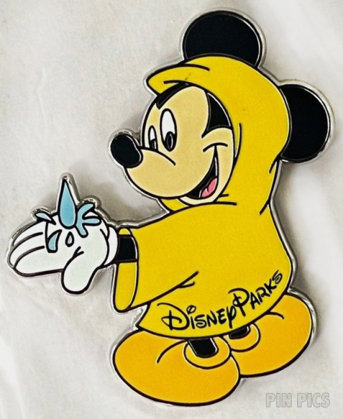 Mickey in a Yellow Rain Poncho - Disney Parks - Raincoat