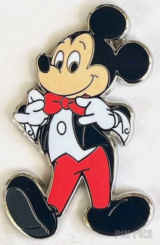 Mickey Mouse - Standing in a Tuxedo - Red Bowtie