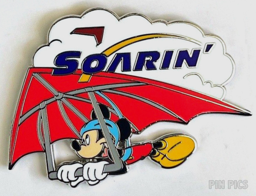 WDW - Mickey Flying Red Hang Glider - Soarin' Ride