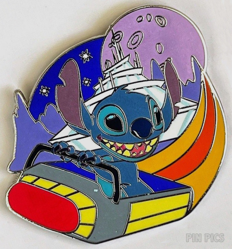 Stitch - Riding in Rocket Car - Space Mountain - Lilo and Stitch
