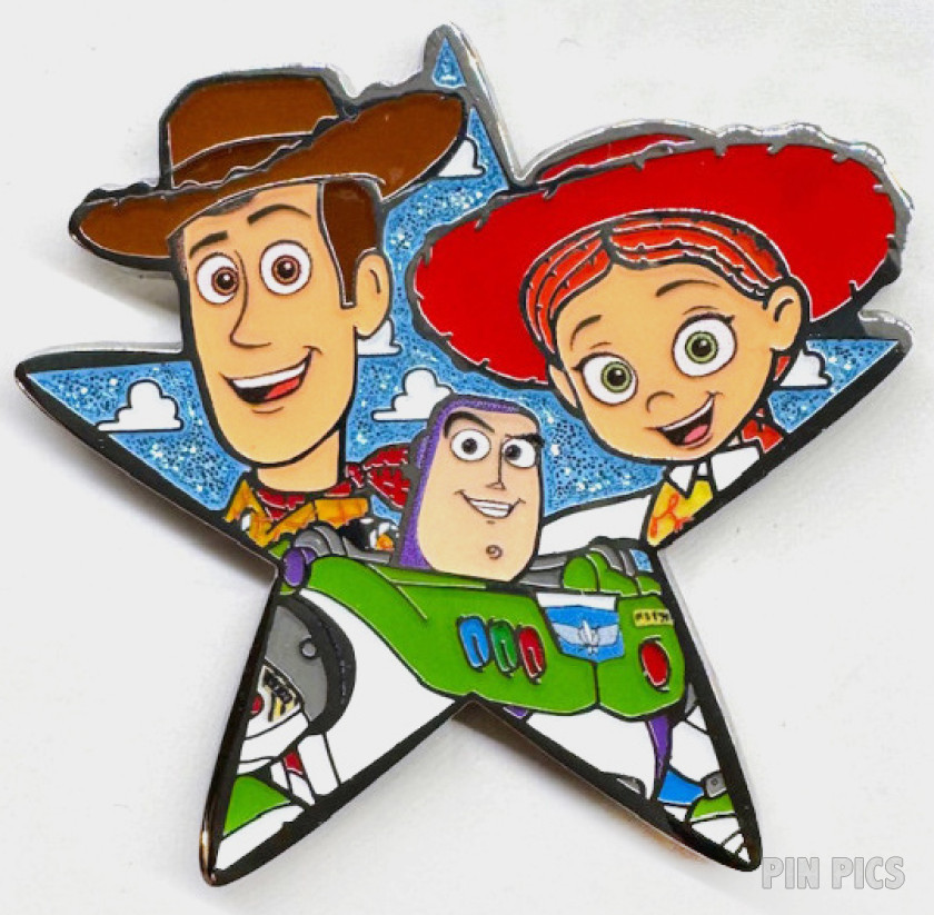 Woody, Jessie, Buzz Lightyear - Star - Toy Story