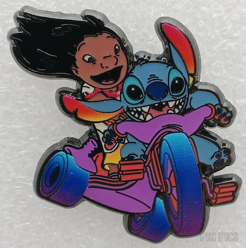 Loungefly - Lilo and Stitch Riding Tricycle - Ombre - Lilo and Stitch - Hot Topic