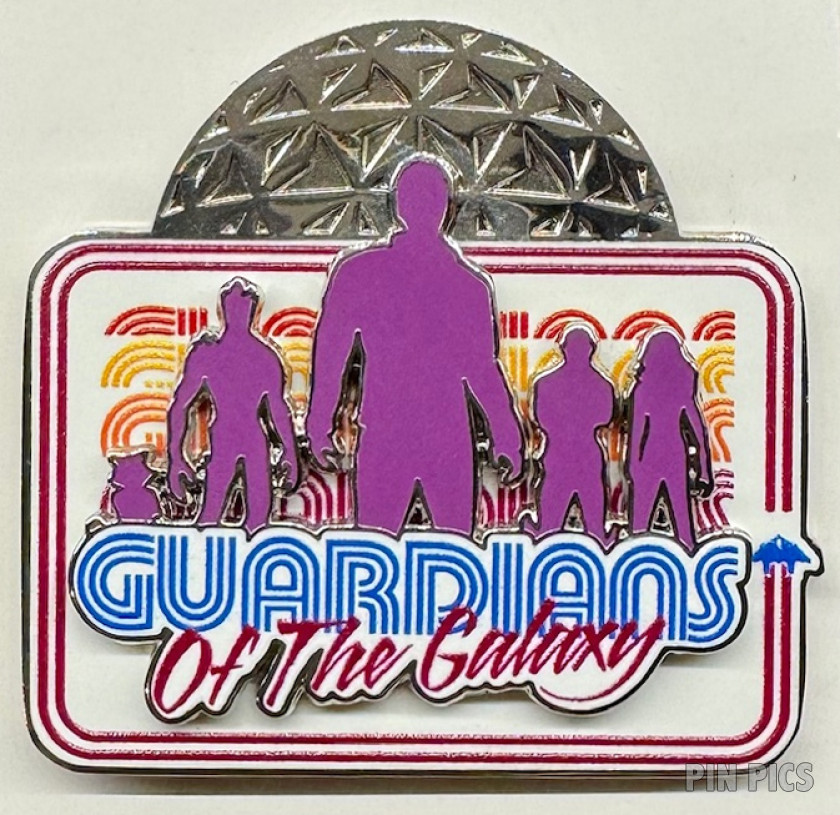 WDW - Guardians of the Galaxy - Cosmic Rewind - Silhouette - Spaceship Earth - Marvel - EPCOT