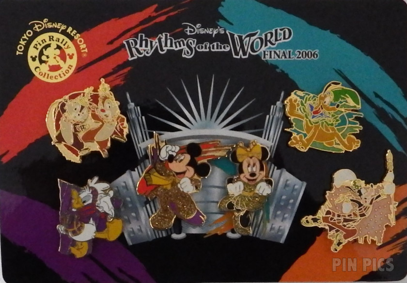 164482 - TDR - Pin Rally Collection - Rhythms of the World - TDS