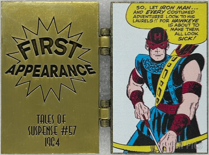 158583 - Hawkeye - The Power of Iron Man - Marvel - First Appearance - Heroes - Hinged Comic Book