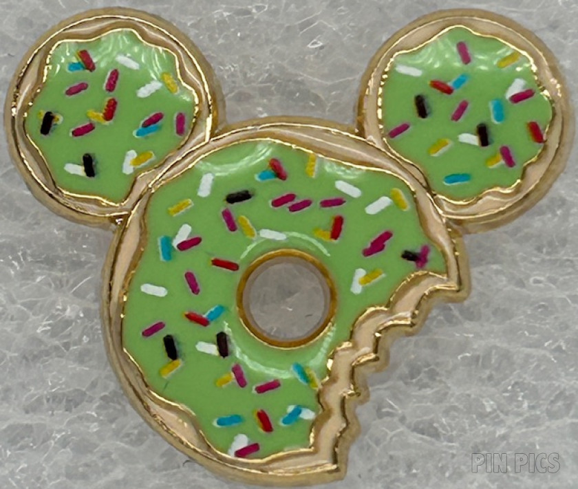 DIS - Mickey - Donut - Green Frosting - Mickey and Minnie Icon Donut Set