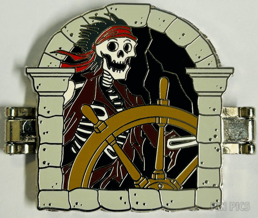 Pirate Skeleton, Dog and Parrot - Pirates of the Caribbean - Hinged