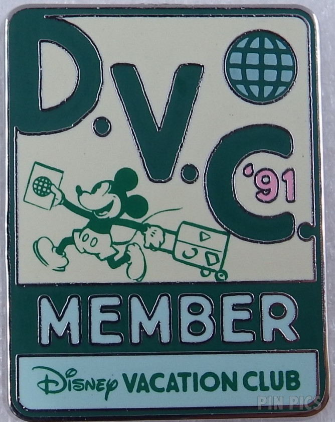 DVC - Mickey - Member Badge - 1991 - Disney Vacation Club